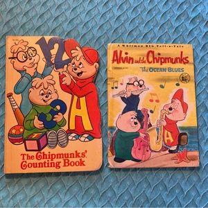 (2) Vintage Alvin & The Chipmunks Books